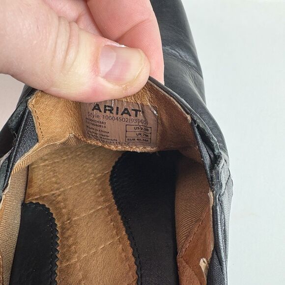 Ariat Women's Size 9.5 B Hera Expert Work Professional Black Leather Clogs - Picture 11 of 12